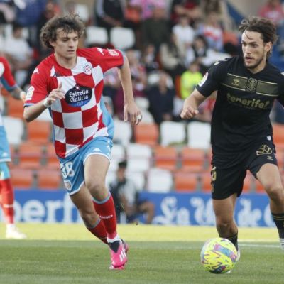 Corredera ante el Lugo. (LA LIGA)