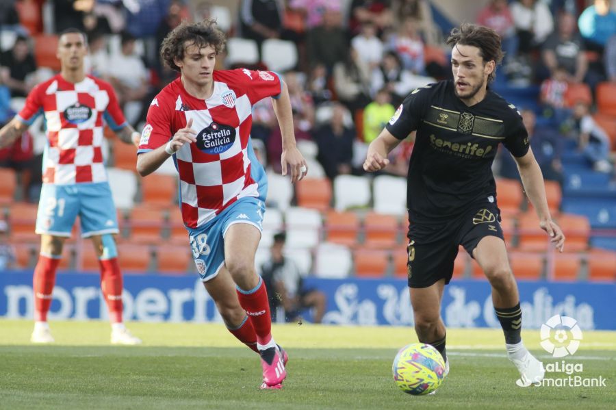 Corredera ante el Lugo. (LA LIGA)