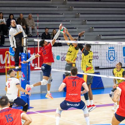 Sergio Noda en el partido ante Conqueridor (CEDIDA)