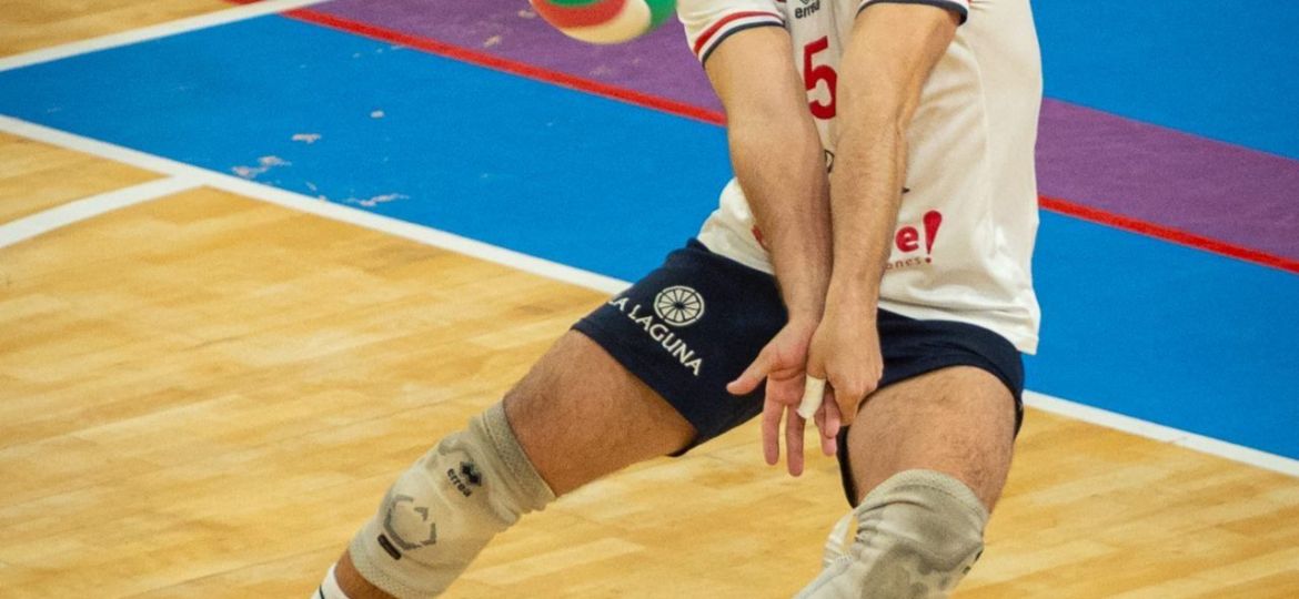 Arnau Masià en el partido de playoffs (CEDIDA)