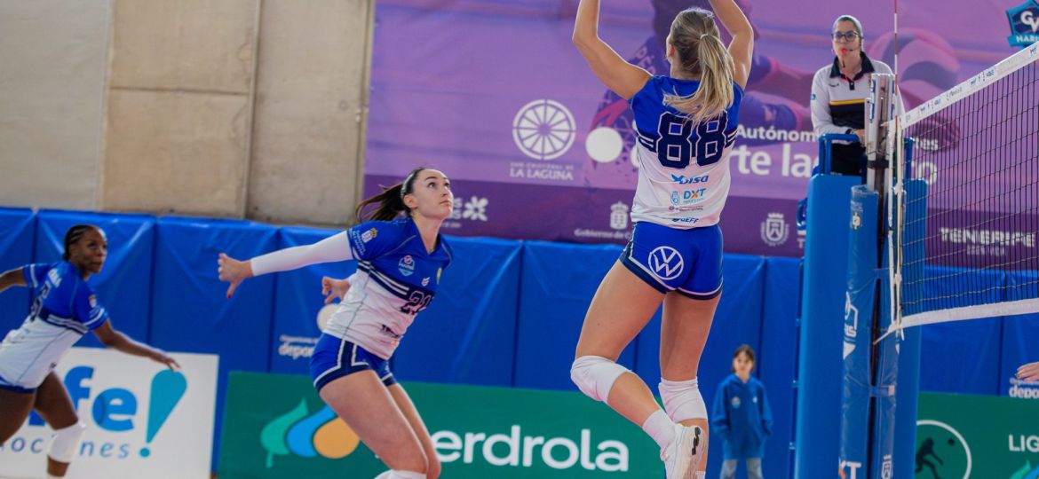 Un partido del Tenerife Libby's La Laguna esta temporada (CEDIDA)