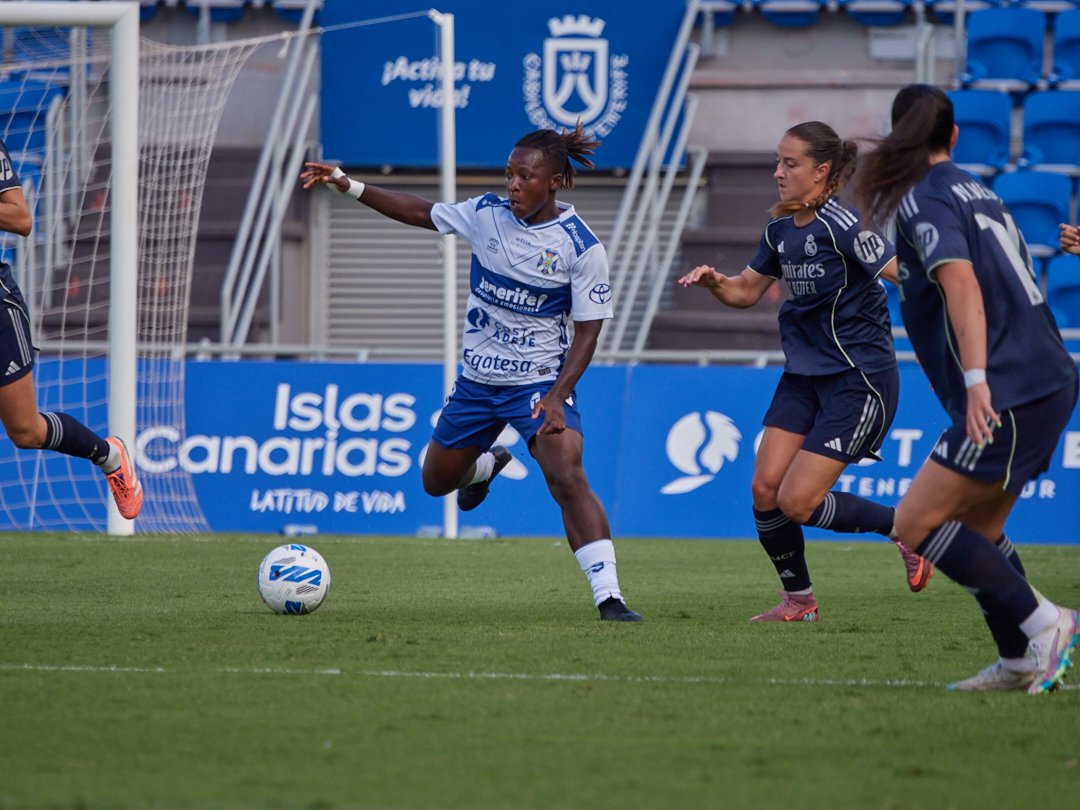 Acción del Tenerife Femenino - Real Madrid (CEDIDA).