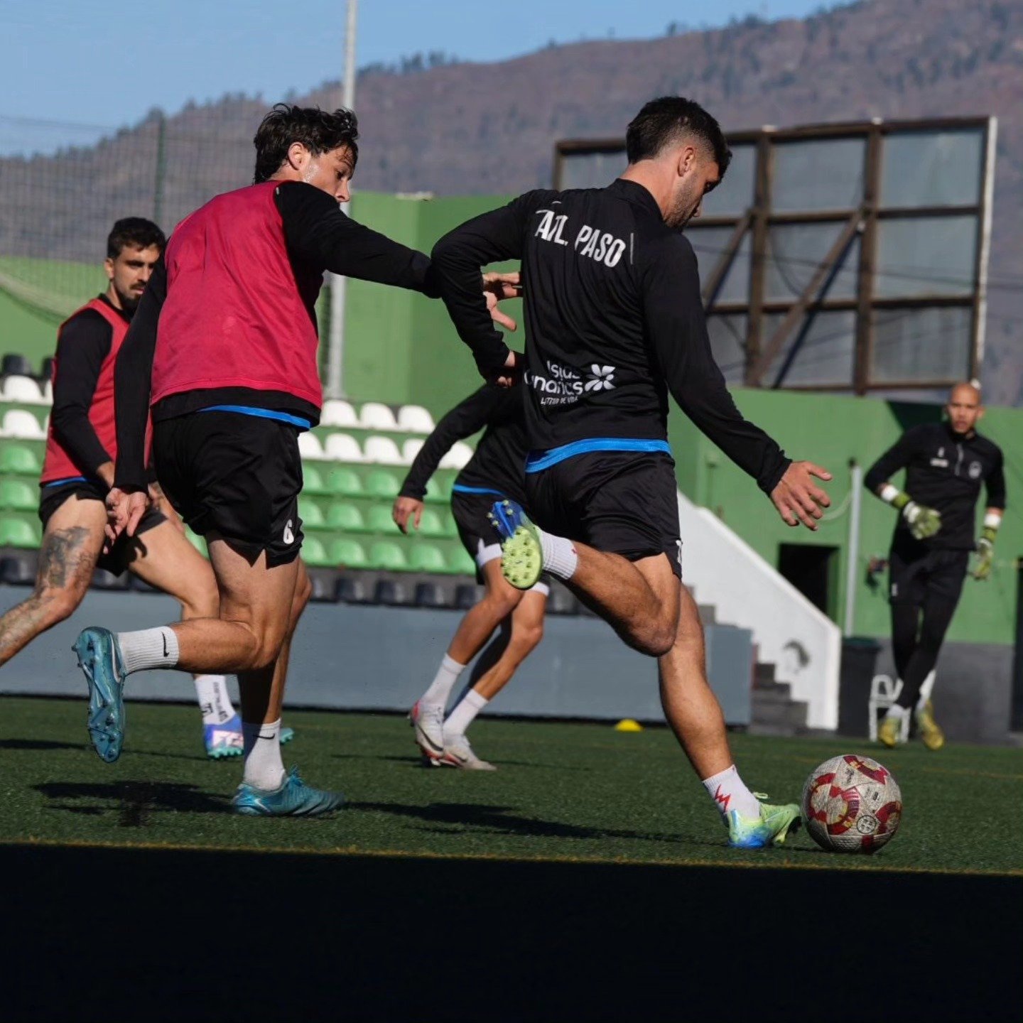 Un entrenamiento del Atlético Paso. (CD ATLÉTICO PASO)