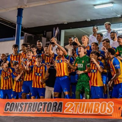 El Valencia CF celebra el título (INSTAGRAM)