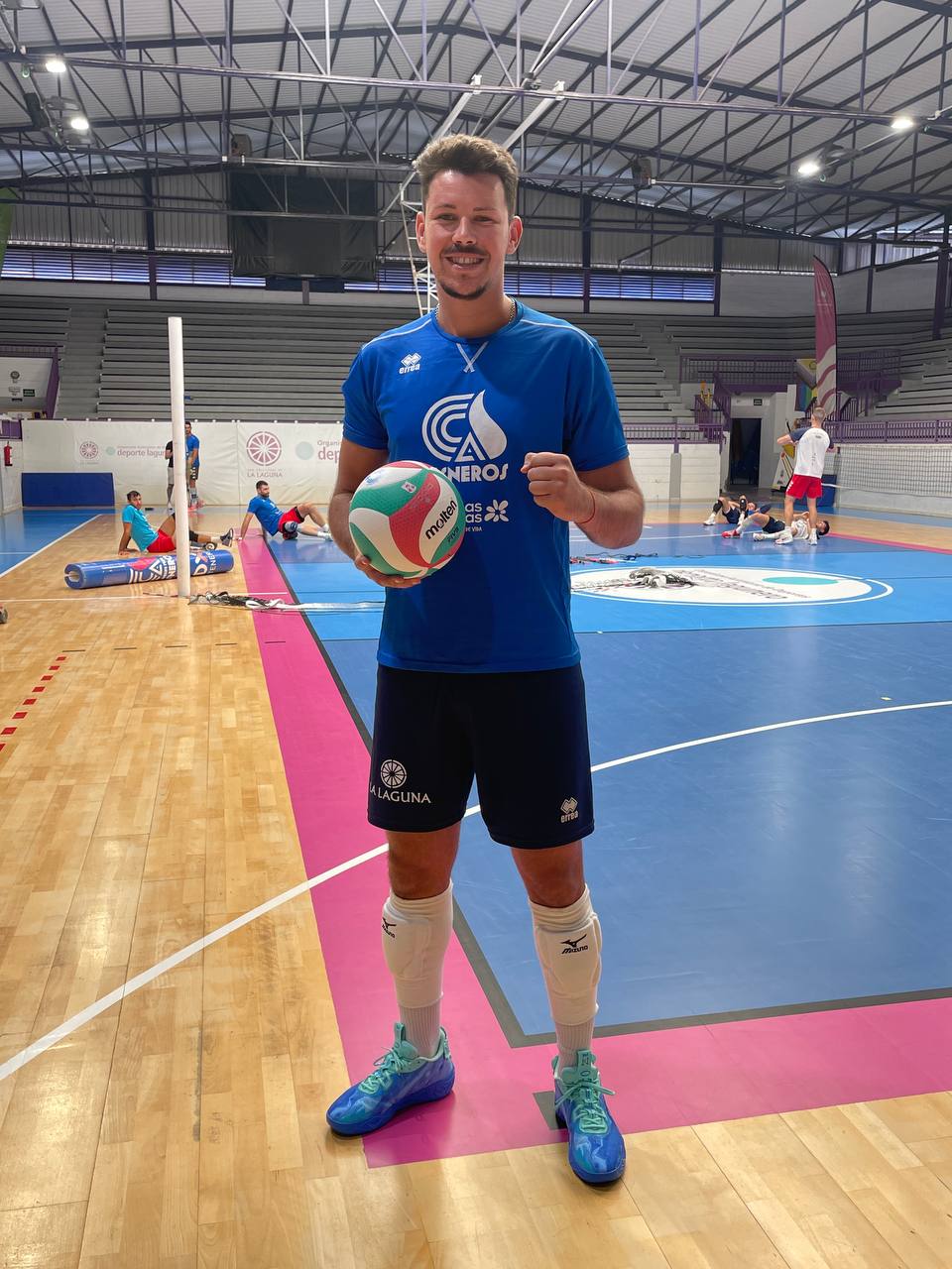Fran Duque antes de un entrenamiento (CEDIDA)