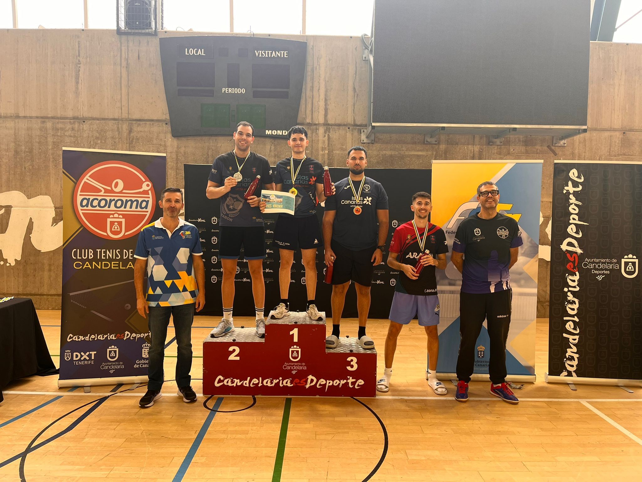 Uno de los podios del Campeonato. (CEDIDA)