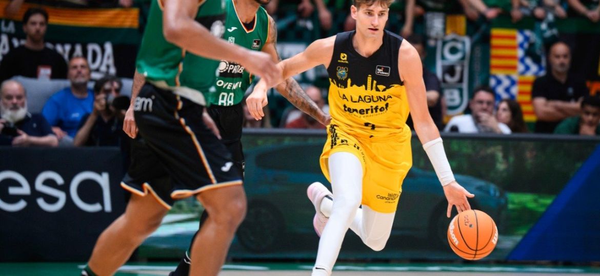 Henri Drell en la eliminatoria contra el Joventut de Badalona (ACB Media / David Grau)