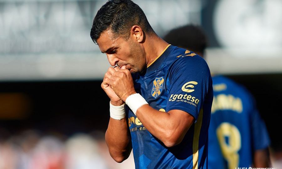Ángel después de anotar el gol del empate (LA LIGA)|2