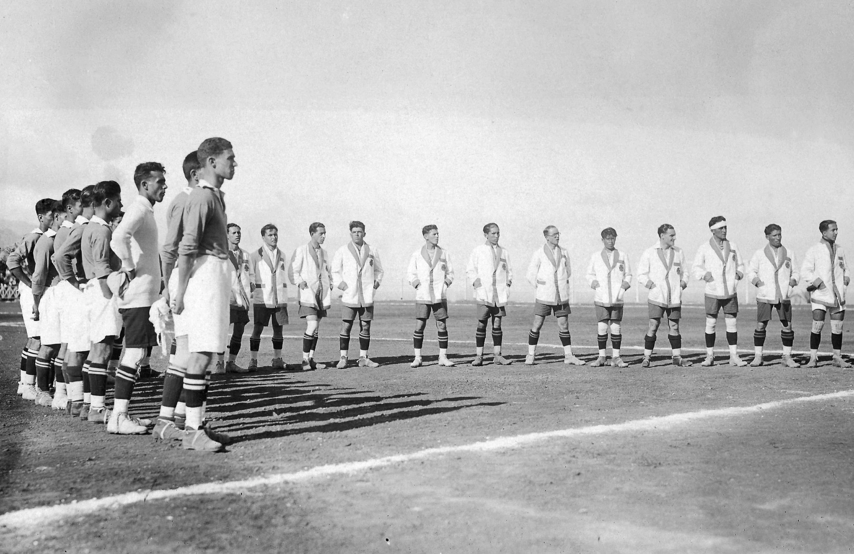 Los jugadores, antes del Tenerife - Marino (ACAN/ARCHIVO CD TENERIFE).
