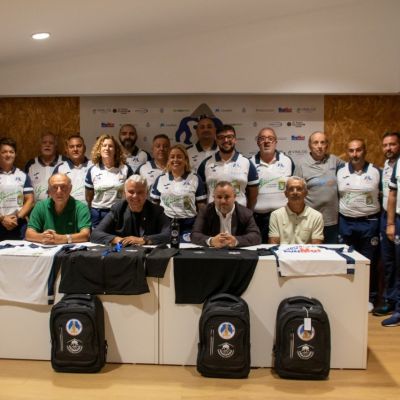 Entrega de los uniformes a los árbitros de la lucha canaria de Tenerife (CEDIDA)