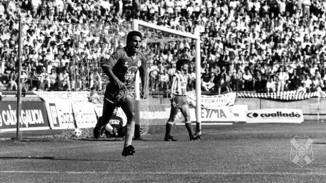 Eduardo Ramos, en Riazor (CD TENERIFE).