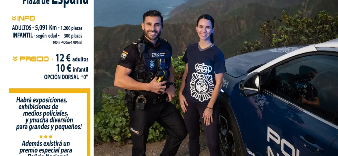Cartel de la Ruta 091 de Santa Cruz de Tenerife 2025 (Policía Nacional)