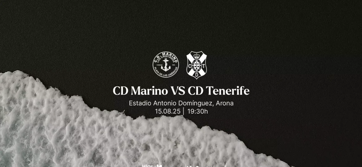 Cartel de la previa Marino- Tenerife (CD TENERIFE)