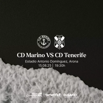 Cartel de la previa Marino- Tenerife (CD TENERIFE)