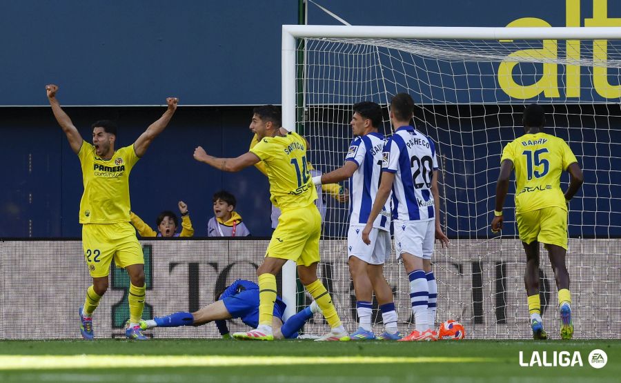 Ayoze Pérez después de anotar el tanto del empate (LaLiga)