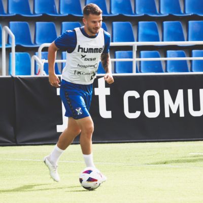 José Amo en un entrenamiento. (CD Tenerife)