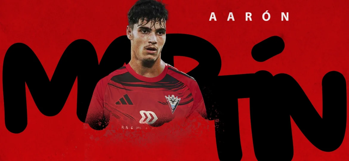 Aarón Martín jugará cedido en Anduva la próxima temporada (CD Mirandés)