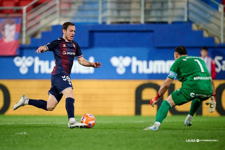 Acción del Eibar - Málaga (La Liga)