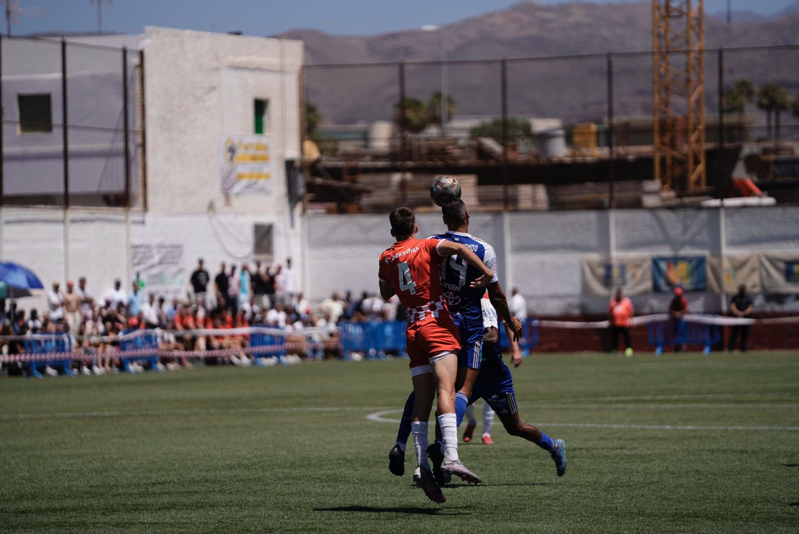 Acción del partido en Maspalomas (@udsanfer)