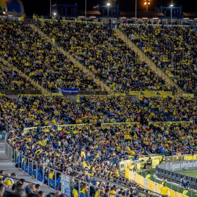 Afición amarilla en Gran Canaria (@UDLP_Oficial)