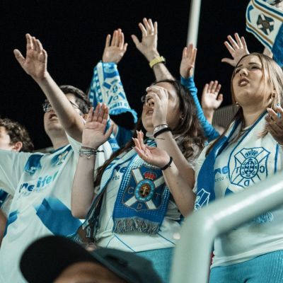 Afición animando (CD TENERIFE)