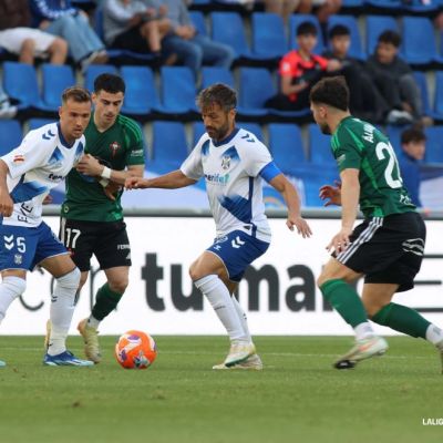 Aitor Sanz durante el partido (LA LIGA)