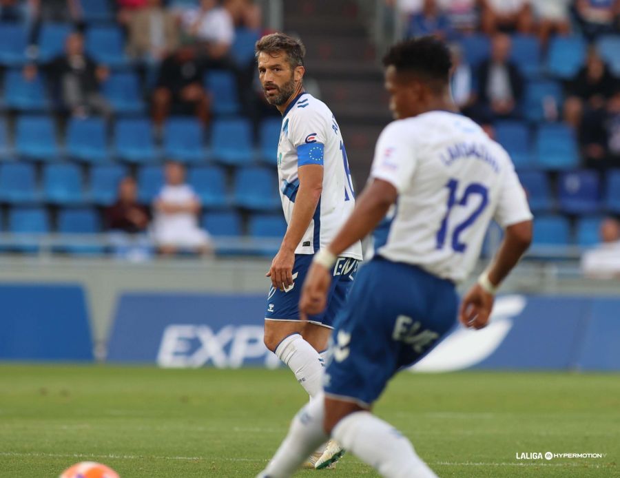 Aitor Sanz en el partido contra el Racing de ferrol (LA LIGA)