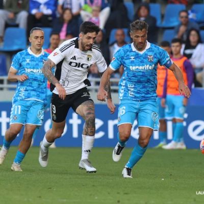 Aitor Sanz y Luismi Cruz contra el Burgos (LA LIGA)