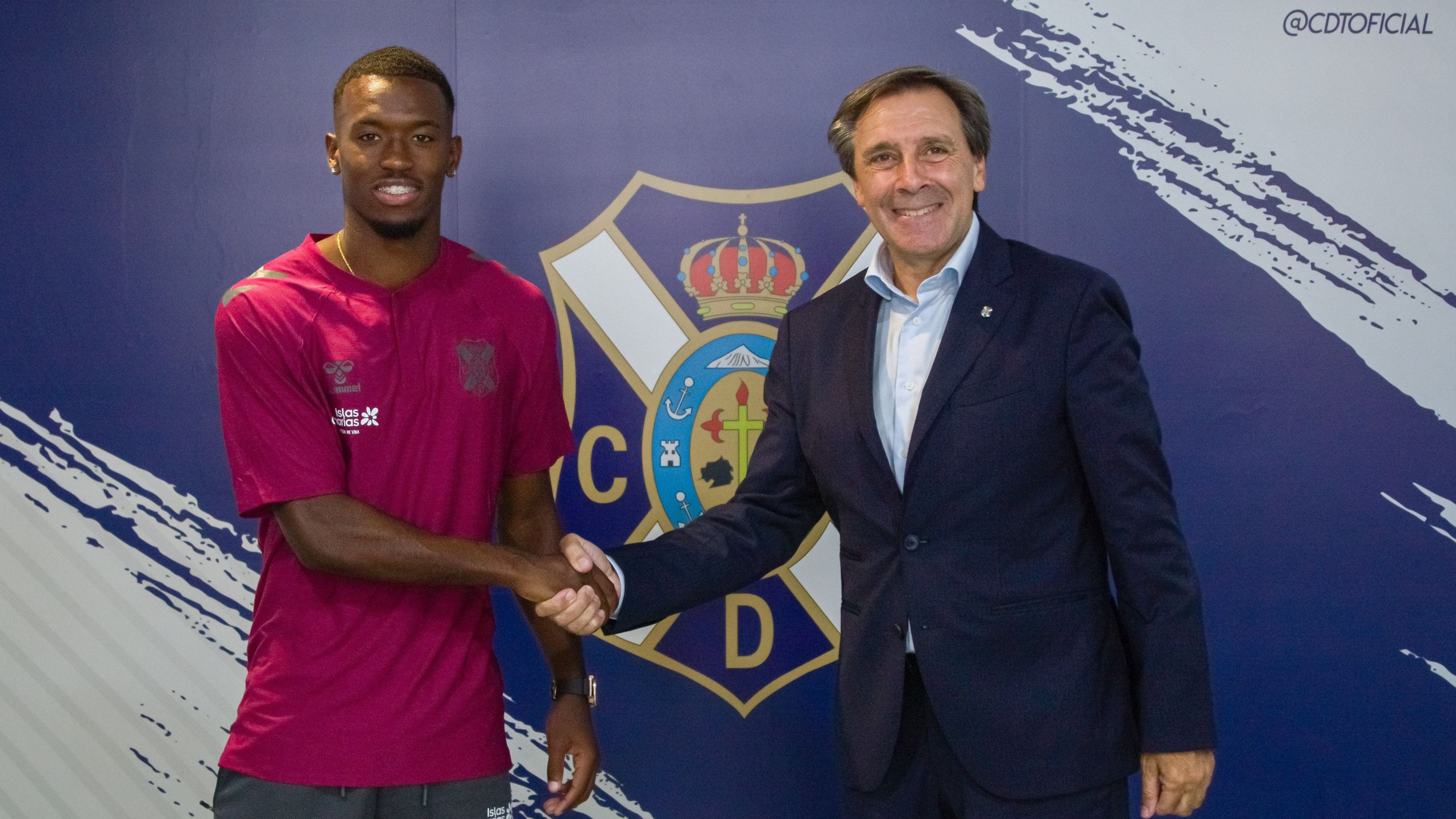 Alassan, tras su renovación (CD TENERIFE).