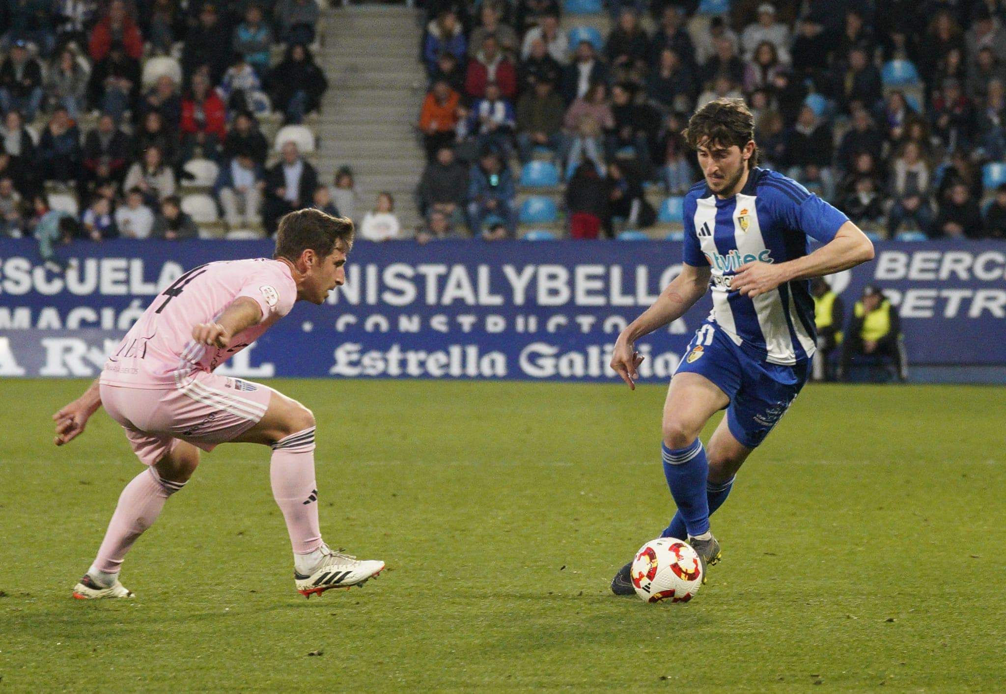 Álex Mula con los bercianos (SD Ponferradina)