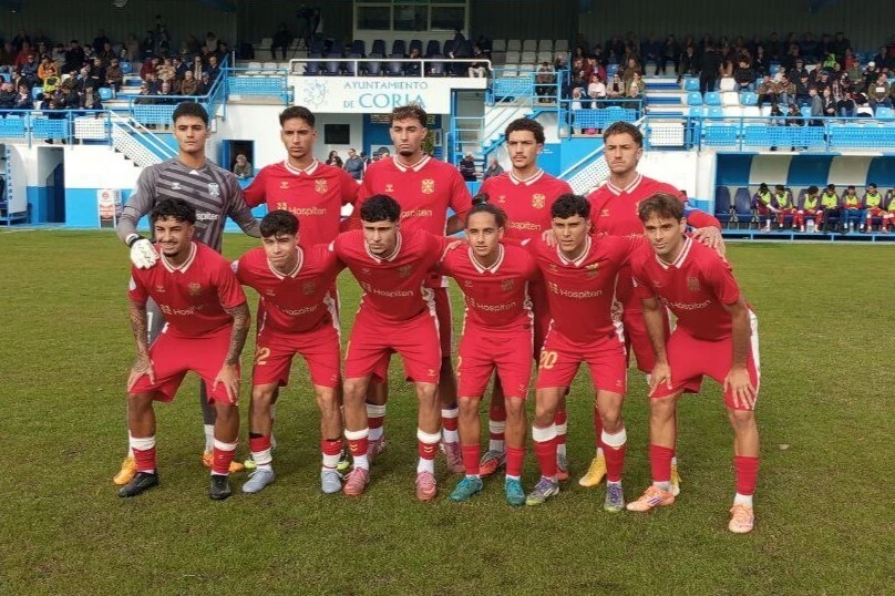Alineación del Tenerife B contra el Coria (CD TENERIFE)