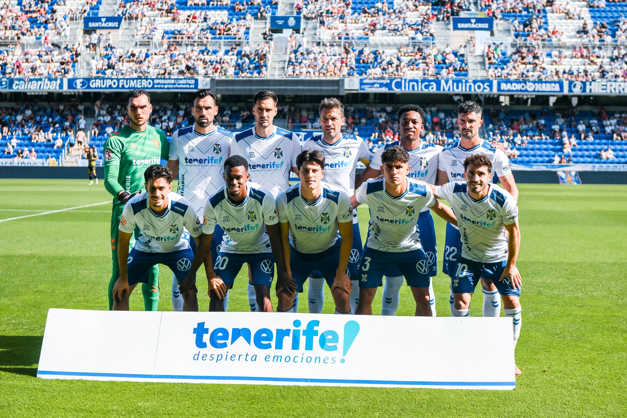 Alineación del Tenerife contra el Ourense (CD TENERIFE)