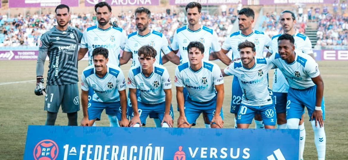 Alineación del Tenerife en Guadalajara (CD TENERIFE)