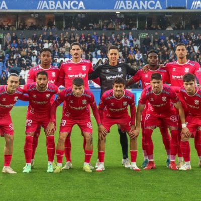 Alineación del Tenerife en La Coruña (CD TENERIFE)