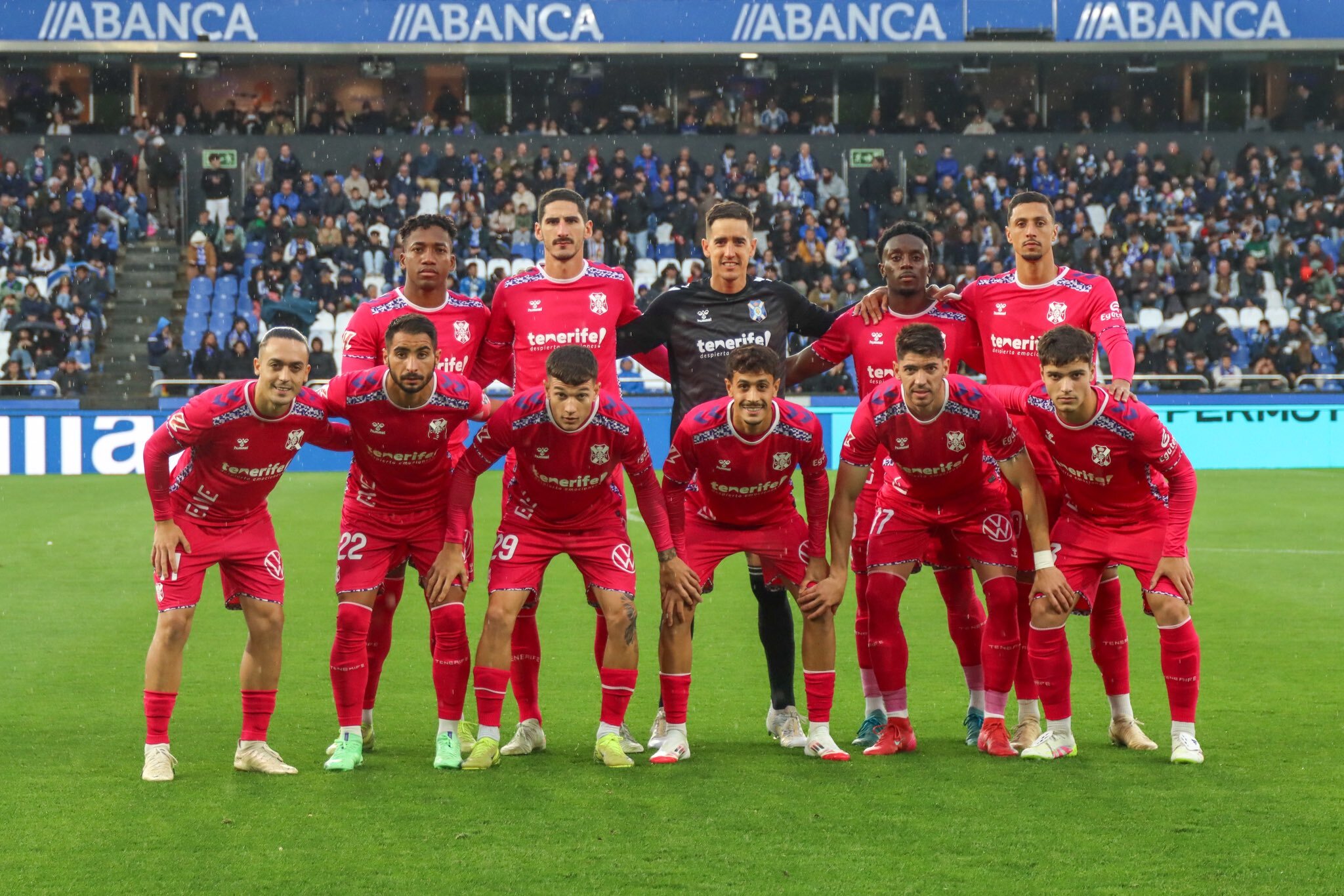 Alineación del Tenerife en La Coruña (CD TENERIFE)