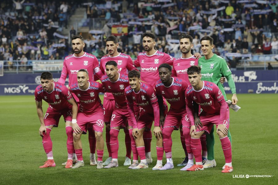 Alineación del Tenerife en Málaga (LA LIGA)