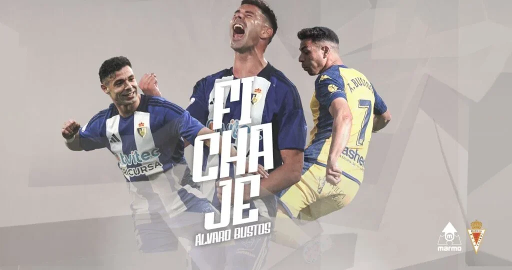Álvaro Bustos jugará en el Enrique Roca (Real Murcia)