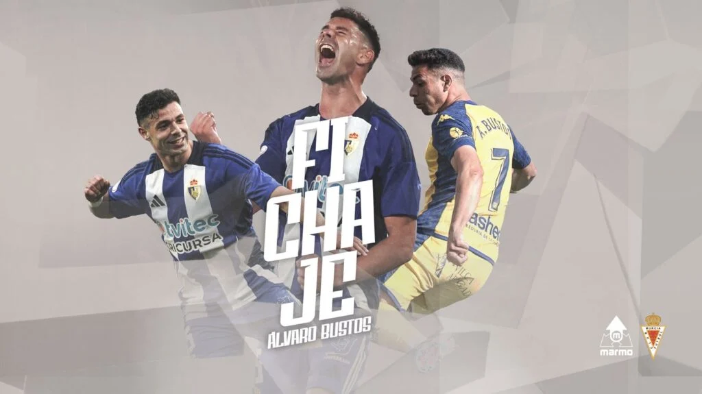 Álvaro Bustos jugará en el Enrique Roca (Real Murcia)