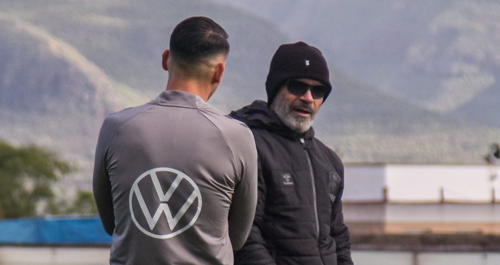 Álvaro Cervera durante un entrenamiento (@CDTOficial)