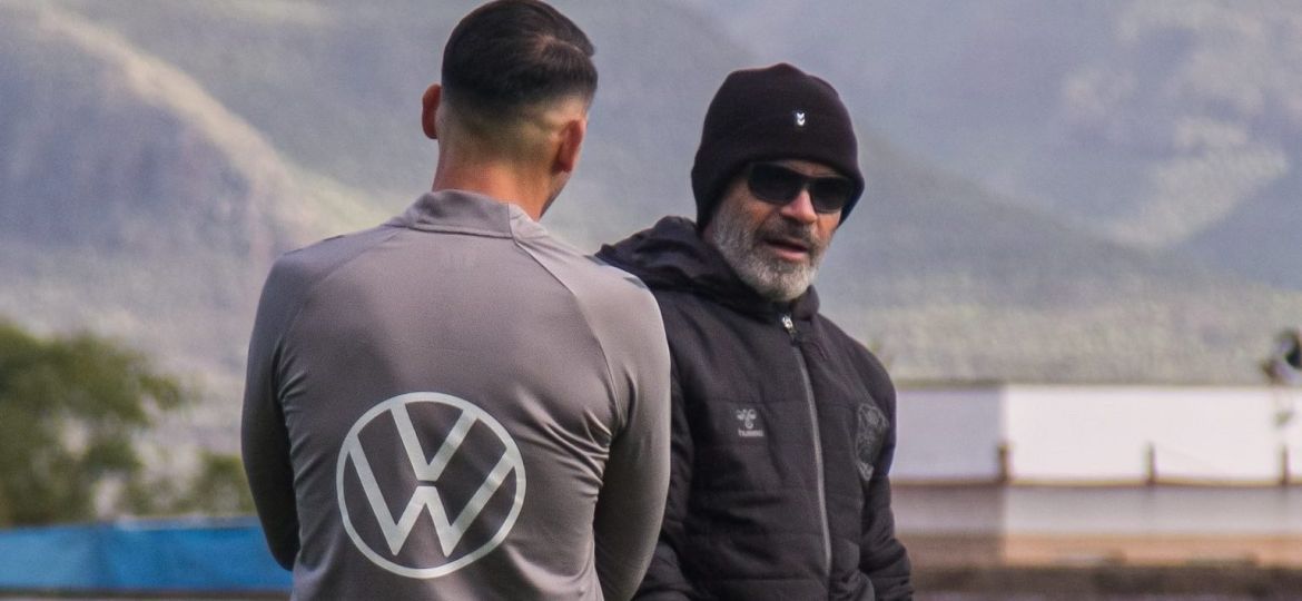 Álvaro Cervera durante un entrenamiento (@CDTOficial)