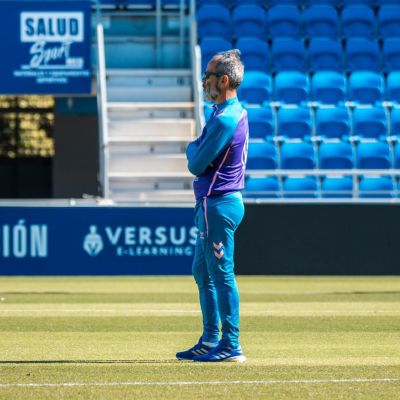 Álvaro Cervera en el Heliodoro (CD Tenerife)