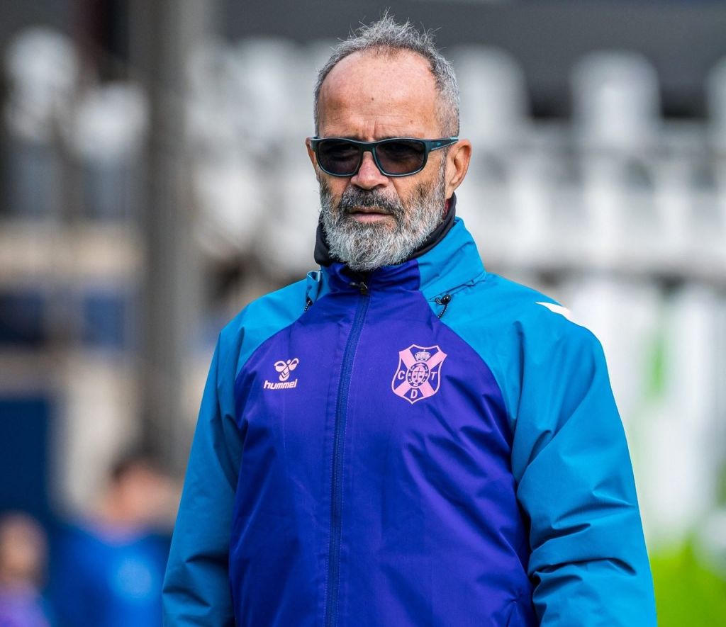 Álvaro Cervera en un entrenamiento (CD Tenerife)