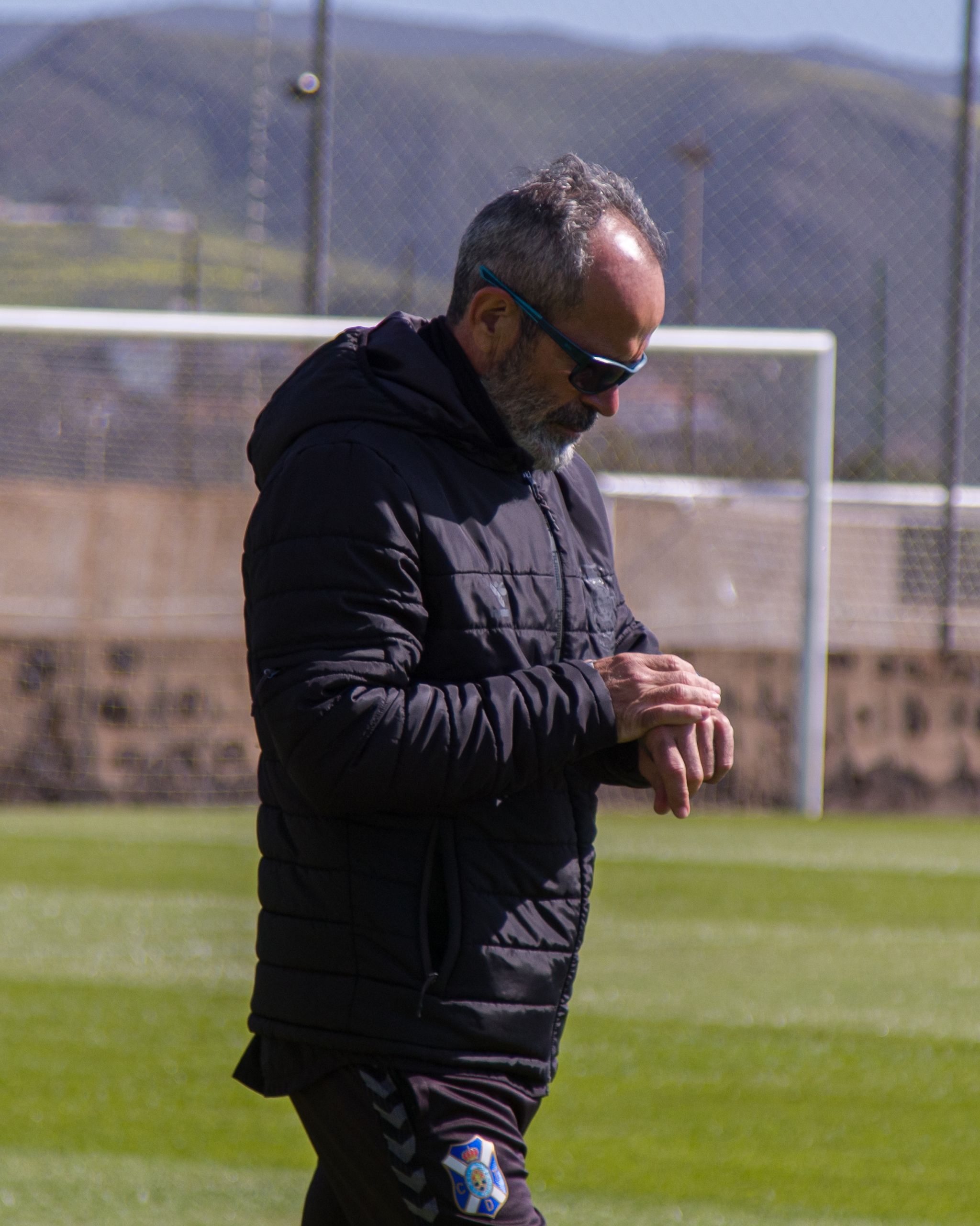 Álvaro Cervera en un entrenamiento (CD Tenerife)