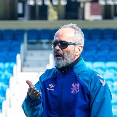 Álvaro Cervera hablando con Roberto Perera (CD Tenerife)|Álvaro Cervera hablando con Roberto Perera (CD Tenerife)