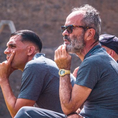 Álvaro Cervera y Roberto Perera en Barranco Seco (CD Tenerife)