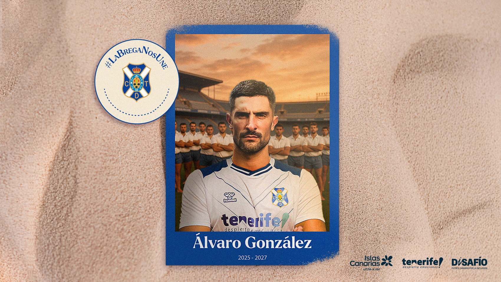 Álvaro González, noveno fichaje blanquiazul (CD Tenerife)