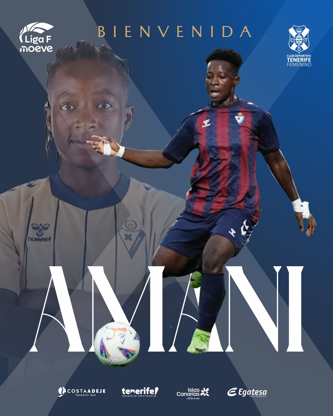 Amani, nueva jugadora blanquiazul (CD Tenerife Femenino)