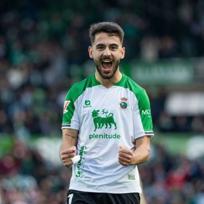 Andrés Martín celebrando con el Racing (@realracingclub)
