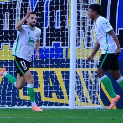 Andrés Martín celebrando uno de sus goles al Cádiz (La Liga)