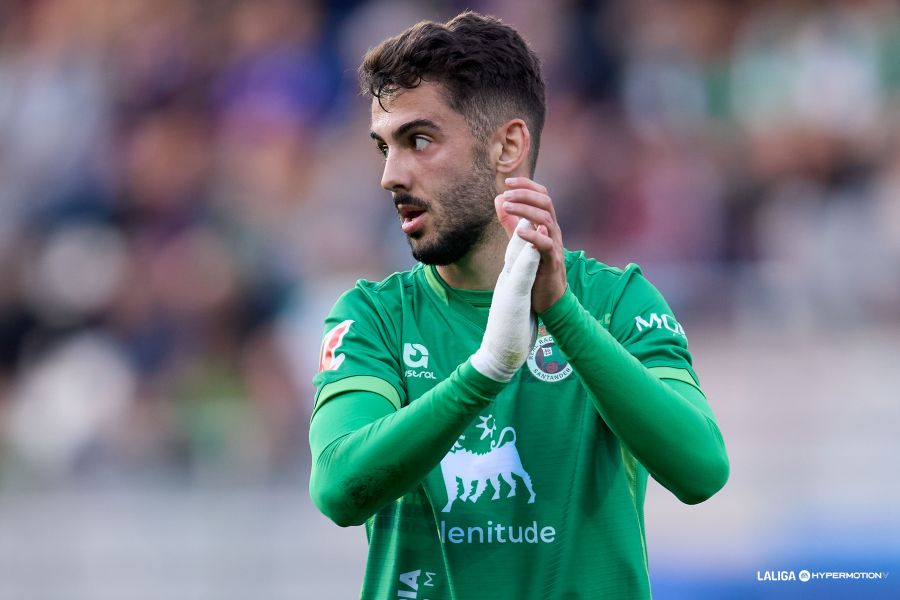 Andrés Martín con el Racing de Santander (La Liga)